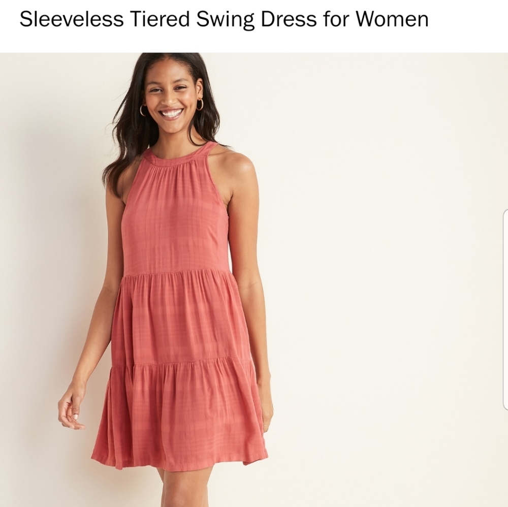 Old Navy Sleeveless Tiered Swing Dress for Women